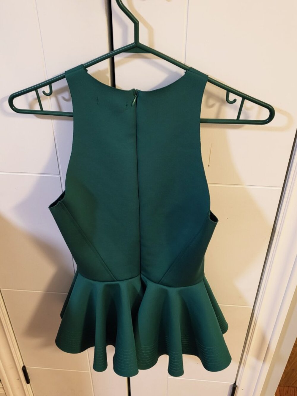 Peplum top Evergreen H&M